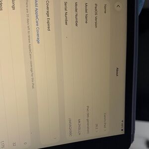 Apple iPad 9th Generation